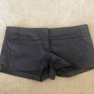 River Island Poly/Satin low rise shorts size UK16